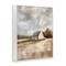 Stupell Industries Cloudy Farm Landscape Framed Giclee Design by Petal Prints Design